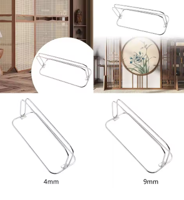 Furniture Screen Clip Multipurpose Reliable Adjustable Easily Install Screen Stand Wear Resistant Separation Wall Fixed Clamp