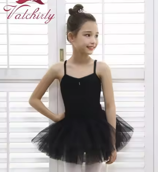 New Girls Red Ballet Tutu Dress Dance Costume Party Dress for Kids