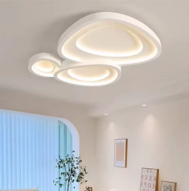Creative Cloud Ceiling chandelier white eye protection lamp for kids room decor Bedroom living Room Indoor cute combination lamp