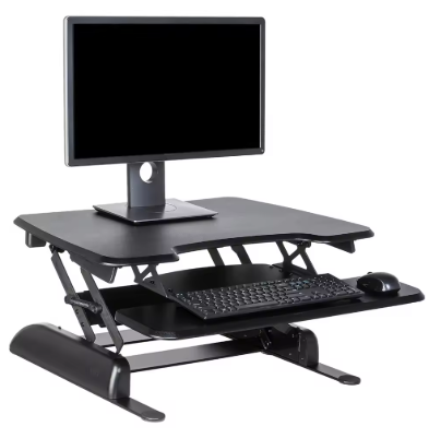 Standing Desk Converter for Home Office - Adjustable Sit Stand Desk with Height Settings - Standing Desk Riser