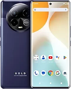 Bold K50 | 5G| 2024 | 3-Day Battery | Unlocked | 6.7” FHD+ 3D AMOLED | 256/8GB | Triple 64MP Camera | US Version | US Warranty | Purple