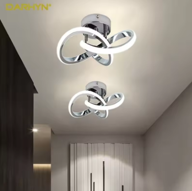 LED Strip Aisle Ceiling Lights Modern Minimalist Living Room Lamps For Balcony Entrance Staircase Home Decor Fixtures Led Luster