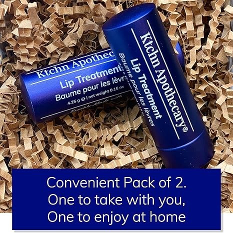 100% Natural Ultra-Hydrating Lip Balm | Lip Moisturizer + Conditioner-in-1 | Handcrafted with Shea Butter | Hydrate + Soften Dry or Chapped Lips | Silky Smooth, Never Waxy | Men & Women | Pack of 2