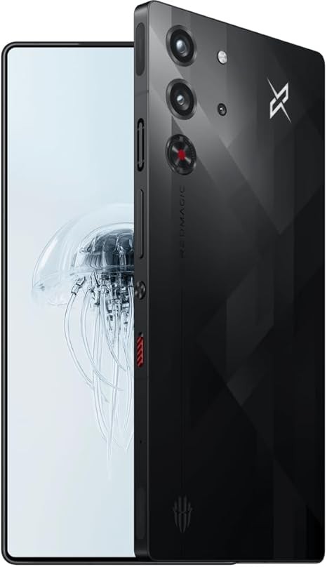 REDMAGIC 10 Pro Smartphone 5G, 144Hz Gaming Phone, 6.8" FHD+ Screen, Under Display Camera, 7050mAh Android Phone, Snapdragon 8 Elite, 12+256GB, 80W Charger, Dual-Sim, US Unlocked Cell Phone Black