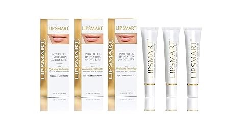 Ultra Hydrating Lip Treatment Moisturizer and Volumizer - Powerful Hydration for Dry Lips (3 Pack)